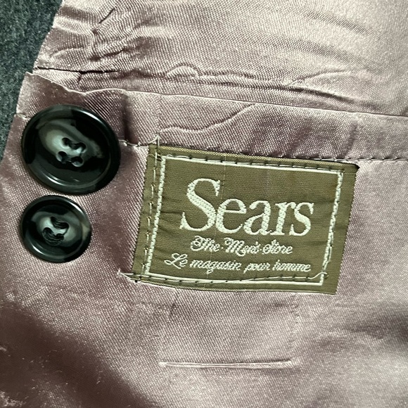 Vintage Wool and Cashmere Dark Grey Coat - Picture 3 of 4